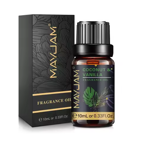 Mayjam Aromatic Essential Oil Coconut & Vanilla La Vie Est Belle Jadore Forest Pine Dragons Blood Mu
