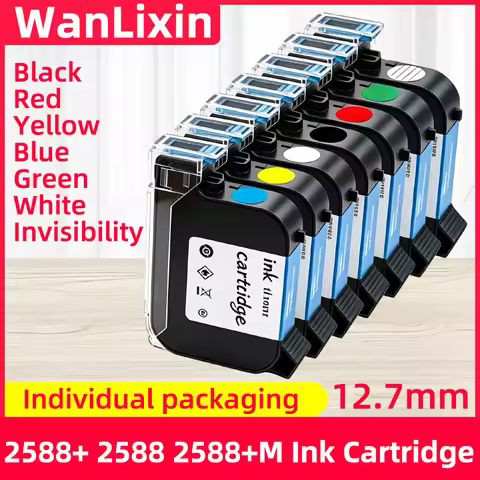 2588+ 2588 2588+M Ink Cartridge Handheld Printer Fast Dry Eco Solvent Print Height 12.7mm Inkjet Pri
