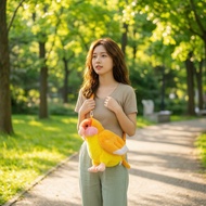 Fuzzy Crossbody Bag Fuzzy Bird Bag Stuffed Animal Purse Novelty Fuzzy Purse Cute for Girls, Casual O