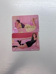 Blackpink小卡 Jisoo小卡 Jennie小卡 金智秀小卡 金珍妮小卡 染髮劑代言卡