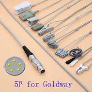 Goldway UT4000A/C/E/F UT6000A Spo2 sensor cable for/pediatric/child/Neonate/veterinary,3M Lemo 5P FG