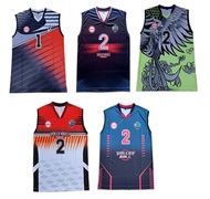 Baju kaos jersey atasan singlet bola voli putra proliga full printing singlet voli volley volly voly