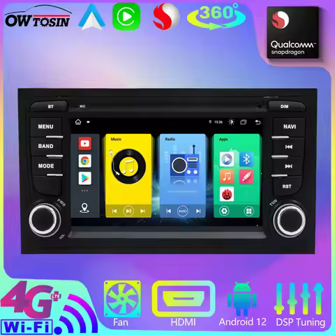 A7870 Android 13 12G+256G Car Radio Video Player For Audi A4 B6 B7 8E 2002-2008 CarPlay Autoradio GP