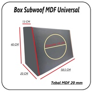 Box Subwoofer 12 inch Double Cabin