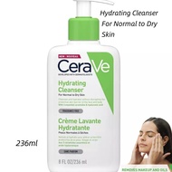 CeraVe Hydrating Cleanser (236ml) | Suitable For Normal to Dry Skin