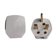 White 3-pin 3-pin AC plug Broco