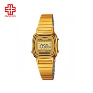 Casio Vintage LA670WGA-9 Gold Stainless Steel Band Women Watch