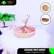 Round Rattan Basket D 20 Parcel Basket Souvenir Basket Hampers Rattan Basket Rattan Tray