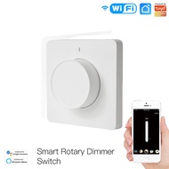 New WiFi Smart Rotary Light Dimmer Switch Smart Life/Tuya APP Remote Control Works with Alexa Google