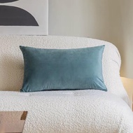 Plain suede premium dark grey sofa cushion cover size 30x50 30x60 40x60