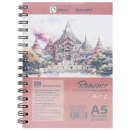 Sổ Lò Xo Vẽ Đa Năng Romance A5 - 20 Trang 200gsm - Mix Media Paper - Zen Art TMG 8377
