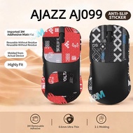 [Kam]For AJAZZ AJ099 Anti-Slip Mouse Sticker Sweatproof Grip Tape Full Coverage Pre-cut Skin Ultra-t
