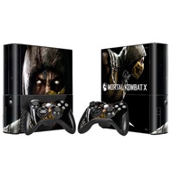 New style Game Mortal Kombat Skin Sticker Decal For Xbox 360 E Console and Controllers Skins Stickers for Xbox360 E Vinyl new design