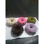 GANTUNGAN Crochet Donut Keychain, Crochet Keychain