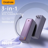 Orashare CPR10 10000mAh Powerbank With Built-in Cable