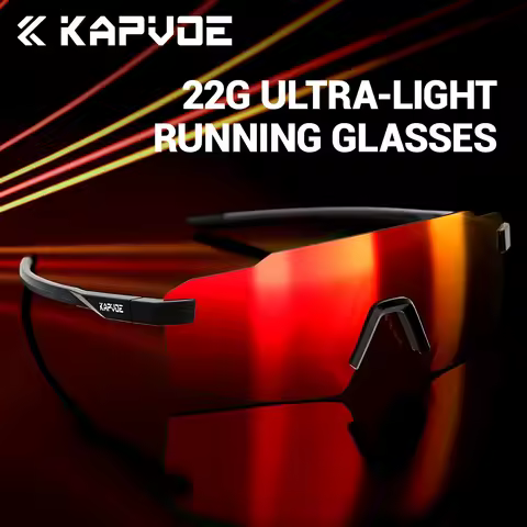 KAPVOE HD Sports Sunglasses for Mountaineering Cycling Outdoor Hiking Running Eyewear Stylish Drivin
