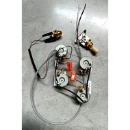 WK-Loaded Pre-wired Guitar Pickups Wiring Harness Prewired 4pcs Pot For Guitar Parts