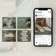 數位 Canva 模板 / 作者 / FB臉書貼文 / 英文版