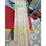 Bamboo to make flagpoles 50cm long, 1m, 1m20, 1m25, 1m40, 0.3cm top, 2cm base. Bamboo for fences to 