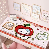 可愛Kitty貓皮革學習桌墊子環保護眼耐磨防水免打理宿舍保護墊子