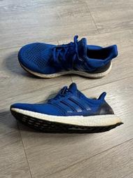 二手商品 Adidas 男鞋 boost 藍色針織跑鞋