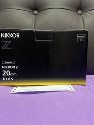 全新 全套有盒 香港行貨 Nikon Z 20 20mm F1.8 s Z5 Z6 Z7 Use