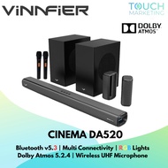 Vinnfier Cinema DA520 Dolby Atmos 5.2.4 Soundbar