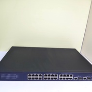 Used UNV 24port+2 POE network Switch