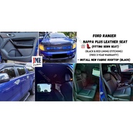 [JME CUSHION] FORD RANGER (2002 - 2024) FITTING SEWN LEATHER SEAT *JAHIT MATI SEAT*