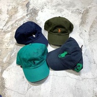 【工工】Polo Ralph Lauren Logo Low Cap 老帽 湖綠 藏青 水洗藍 軍綠