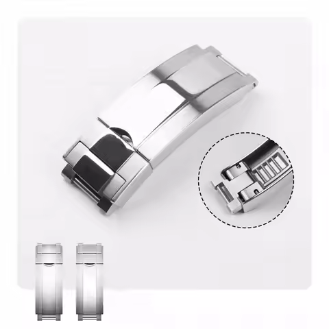 16*9mm Stainless steel Slider lock Watch Clasp For Rolex SUBMARINER GMT Yacht-Master Fine-tuning Pul
