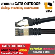 [พร้อมส่งในไทย] Xll สายแลน CAT8 Lan Cable outdoor ความยาว 11.5 2 3 51015 20304050เมตร