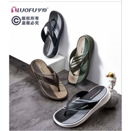 E6230 LUOFU Men Sport Slides Sandals Comfort Anti-Slip Shower Slippers Arch Support Recovery Footwea