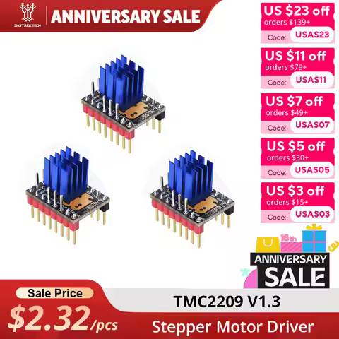 BIGTREETECH TMC2209 V1.3 Stepper Motor Driver UART VS TMC2208 TMC2130 3D Printer Parts For Octopus V