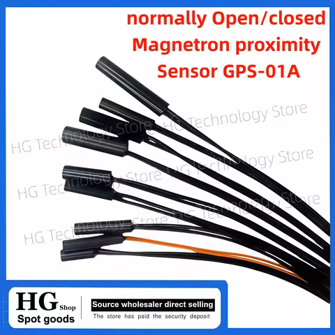 Reed switch Sensor 5pcs GPS-01 Reed switch 4x18mm 5x15/20/25mm 6x30/38mm NO/NC 6*38mmHP normally Ope