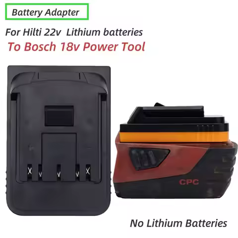 Batteries Converter For Hilti /Bosch Adapter For Hilti b22v Lithium Convert To Bosch 18V Cordless To