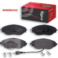 [Oster] 8V0698151C S3 8V GOLF 7R TIGUAN MK2 Comes To Pad Brake Pads Italy BREMBO