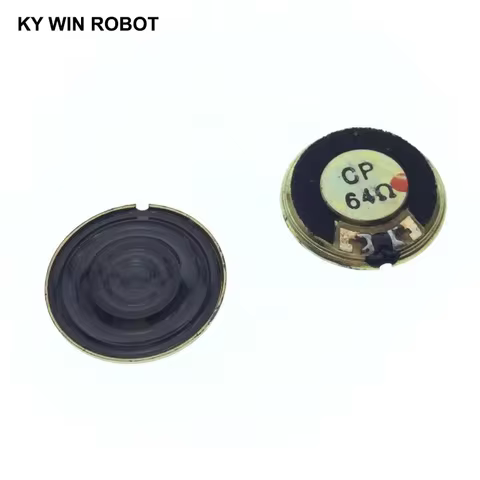 2pcs/lot New Ultra-thin Mini speaker 64 ohms 0.5 watt 0.5W 64R speaker Diameter 20MM 2CM thickness 3