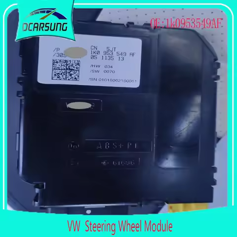 1k0953549AF for VW Tiguan Golf Caddy Skoda Octavia Seat Altea Leon ToLedo Steering Wheel Module 1K0 