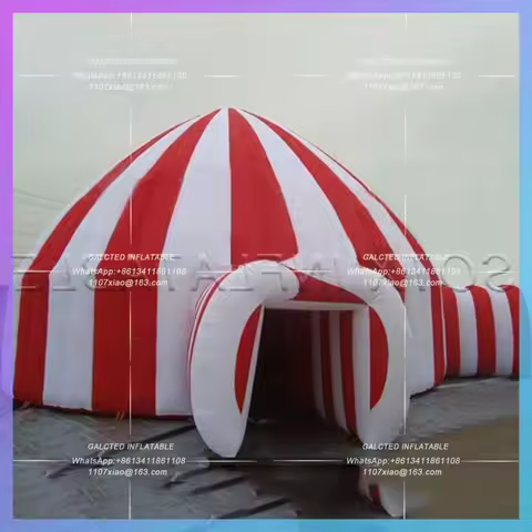 giant inflatable domes high quality color for sale inflatable Igloos house,8m igloo dome with red wh