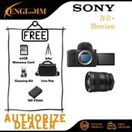 Sony ZV-E1 Mirrorless Camera with 20mm f/1.8 Lens Kit (Sony Malaysia Warranty)