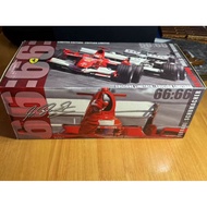 Hot Wheels 1: 18 F1 Ferrari Fleet 2006 Schumacher 66-Pole Limited Car Model, Imora Track Real Shot, 