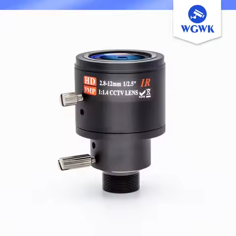 WGWK-328-12A CCTV Camera Lens 2.8-12mm 3/5MP M12-Mount Manual Zoom Focal For Industrial Digital Micr
