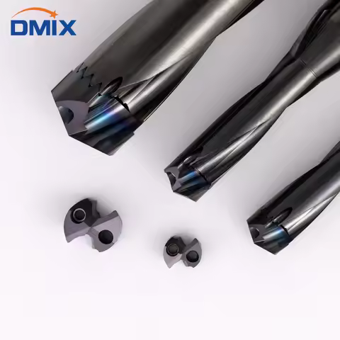 DMIX Crown High speed bit 10-25.8mm Carbide insert Violent hole machining indexable Stainless steel 