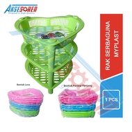 Aksesoren Rak Serbaguna Myplast [1 Set] / Rak Plastik Mini Tempat Gelas Piring Bumbu Dapur Susun 2 3