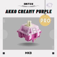 [READY STOCK] Akko Creamy Purple V3 Pro Tactile Switch for Mechanical or Gaming Keyboards - Tactile