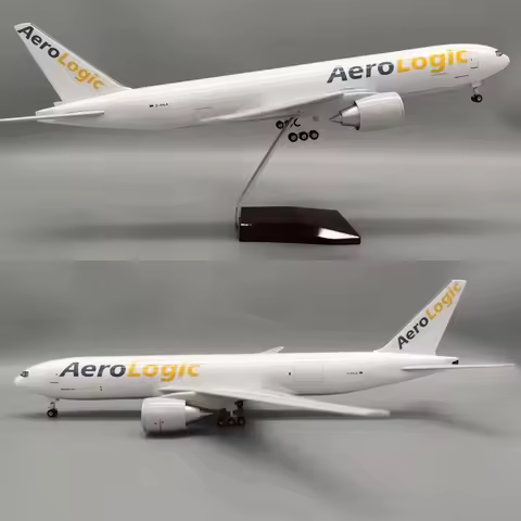 1:157 Scale 47cm Large 777 Aircraft Model B777-200 AeroLogic Boeing B777 Aircraft Model Diecast Airc