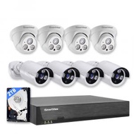 iSmartView - 2K高清8路PoE NVR 8鏡頭CCTV監控套裝 送2TB錄影硬盤 閉路電視 監控鏡頭IP Camera