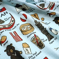 Thin Soft Printed Umbrella Cloth-Welcome to Taiwan/Made In Taiwan/Taiwan Image