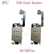SIM Card Reader Board Flex Cable Connector For iPhone 16 Plus Sim Card Reader Repair Parts